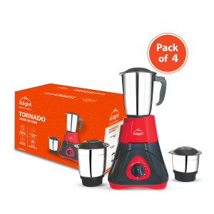 d.light Tornado Mixer Grinder 500W -Pack of 4