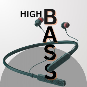 TecSox Spark 711 Bluetooth Neckband, 30 Hours Play Time, HD Mic & High Bass, 13mm Driver (Green)- Pack of 5