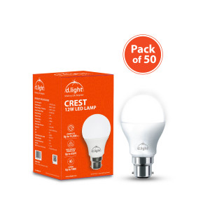 d.light 12W Crest LED lamp - Pack of 50