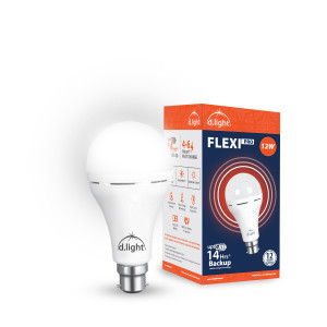 12W Flexi Pro LED Inverter bulb/ Magic bulb with upto 14 hours backup & 3-step dimmable feature - Pack of 20