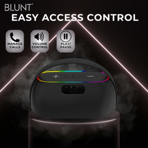 BLUNT SOUNDWAVE T4  18W RGB Bluetooth Speaker with 12H Playtime, TWS, FM & More- Pack of 5