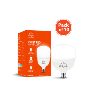d.light 40W Crest Pro LED Lamp_Cool Day Light (White light) Pack of 10