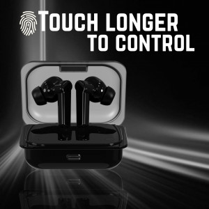 TECSOX Bullet S15 Wireless Earbuds  30H Playtime, Deep Bass, 13mm Drivers, Crystal Clear Sound- Pack of 5