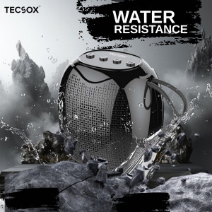 TecSox Beat Speaker | 8Hr Playtime | Powerful Bass | Bluetooth | IPX Water Resistant- Pack of 5