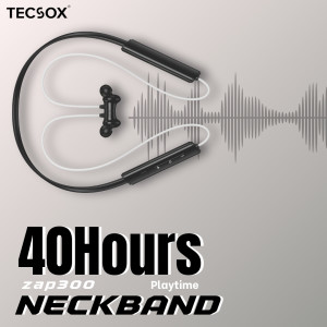 Tecsox Zapp 300 Yellow Neckband Ultimate Sound and Comfort- Pack of 5