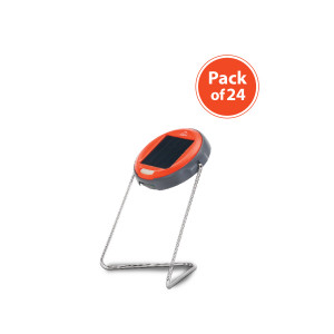 d.light S3 Solar LED Rechargeable Light Works as Study lamp, Emergency Light, Solar Lights, Solar lamp, Portable Light, Solar Lights for Home Garden Outdoor - Pack of 24
