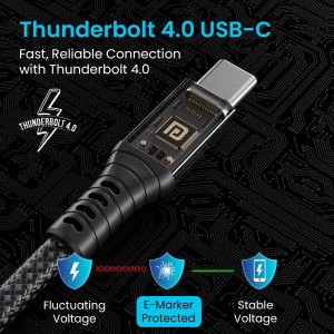 Portronics Flash C2 240W Type C to Type C Cable Pack of 10