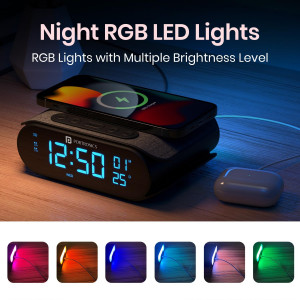 Portronics VoltClock 15W Wireless Charger Pack of 5