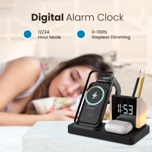 Portronics HexaCharge 6in1 15W Fast Magnetic Wireless Charging Pack of 5