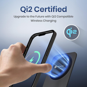 Portronics Flux 2 15W Qi2 Certified Fast Charging Wireless Charger Pack of  5