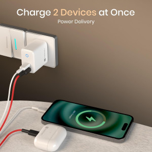 Portronics 35W Adapto 35B Dual Port Fast Charging Adaptor Pack of  10