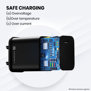 Portronics Adapto 20C Type C 20w Adapter  Pack of 10