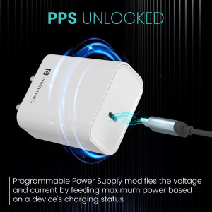 Portronics Adapto 25 25W Super Fast Type C PD Wall Charger Pack of 10